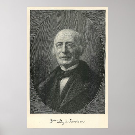 William Lloyd Garrison Poster (Voorkant)