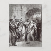 William Longchamp en Hugh de Pudsey Briefkaart (Voorkant)