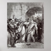 William Longchamp en Hugh de Pudsey Poster (Voorkant)