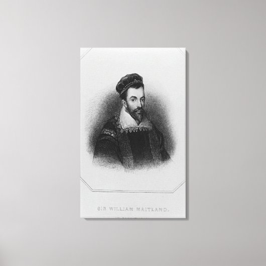 William Maitland van Lethington Canvas Afdruk (Voorkant)