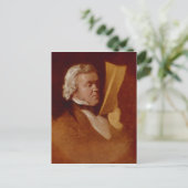 William Makepeace Thackeray, c.1864 Briefkaart (Staand voorkant)
