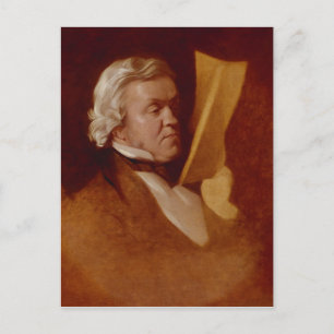 William Makepeace Thackeray, c.1864 Briefkaart