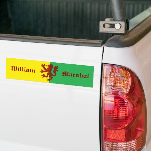 William Marshal Lion Bumpersticker (Op Truck)