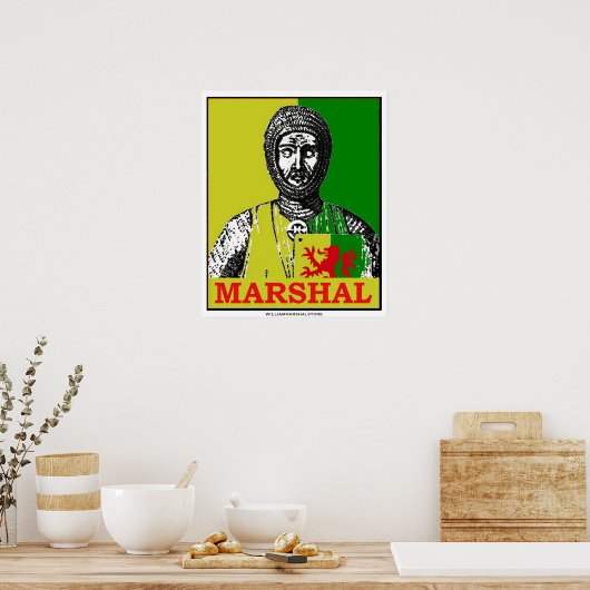 William Marshal Mirror of Chivalry Poster (Keuken)