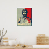 William Marshal Mirror of Chivalry Red & Blue Post Poster (Keuken)