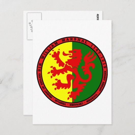 William Marshal Product Briefkaart (Voorkant / Achterkant)