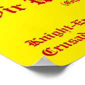 William Marshal Tournament Champion Poster (Hoek)