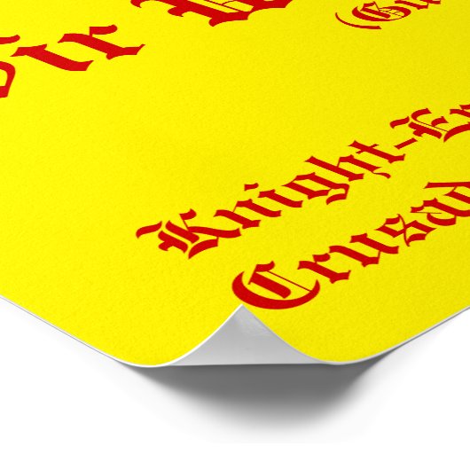 William Marshal Tournament Champion Poster (Hoek)