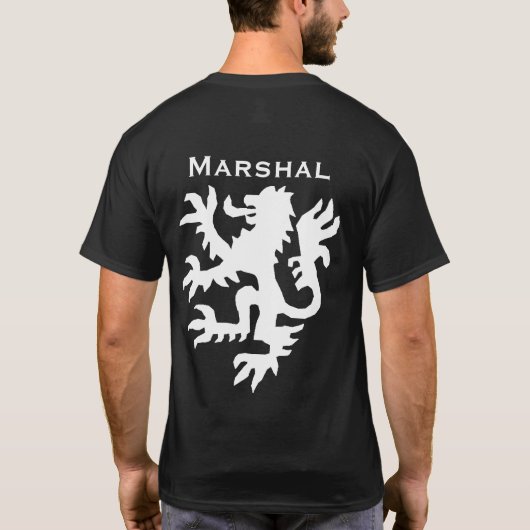 William Marshal White Lion Shirt (Achterkant)