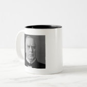 William Mckinley 25 Tweekleurige Koffiemok (Voorkant links)