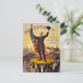 William McKinley Campaign Poster Gold Standard Briefkaart (Staand voorkant)