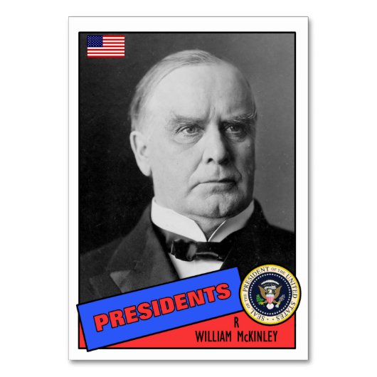 William McKinley-honkaarten Kaart (Voorkant)