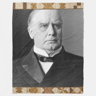 William McKinley Presidentiële Quilt Dekbed Fleece Deken