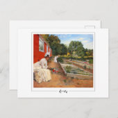 William Merritt Chase #201 - Fine Art Briefkaart (Voorkant / Achterkant)