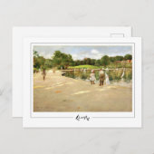William Merritt Chase #346 - Fine Art Briefkaart (Voorkant / Achterkant)
