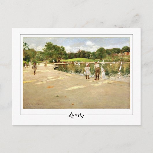 William Merritt Chase #346 - Fine Art Briefkaart (Voorkant)