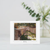 William Merritt Chase #53 - Fine Art Briefkaart (Staand voorkant)