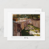 William Merritt Chase #53 - Fine Art Briefkaart (Voorkant / Achterkant)