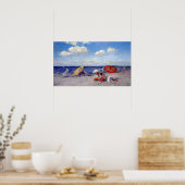 William Merritt Chase aan de kant van de zee Poster (Keuken)