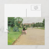 William Merritt Chase - een City Park Briefkaart (Voorkant / Achterkant)