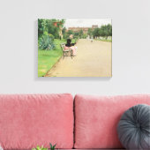 William Merritt Chase - een City Park Canvas Afdruk (Insitu (Woonkamer))