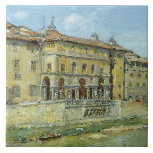 William Merritt Chase - Florence Tegeltje (Voorkant)