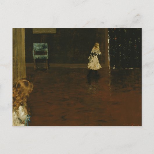 William Merritt Chase - Huid en Seek Briefkaart (Voorkant)