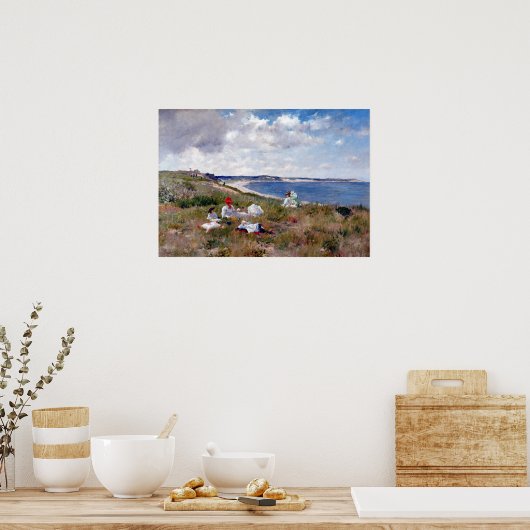 William Merritt Chase Idle Hours Poster (Keuken)
