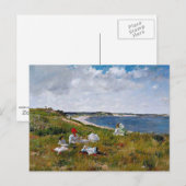 William Merritt Chase, onbelaste uren Briefkaart (Voorkant / Achterkant)