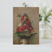 William Merritt Chase - stil leven met Hummingbir Informatiekaartje (Staand voorkant)