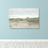 William Merritt Chase - Wind-Swept Sands Canvas Afdruk (Insitu (Houten vloer))