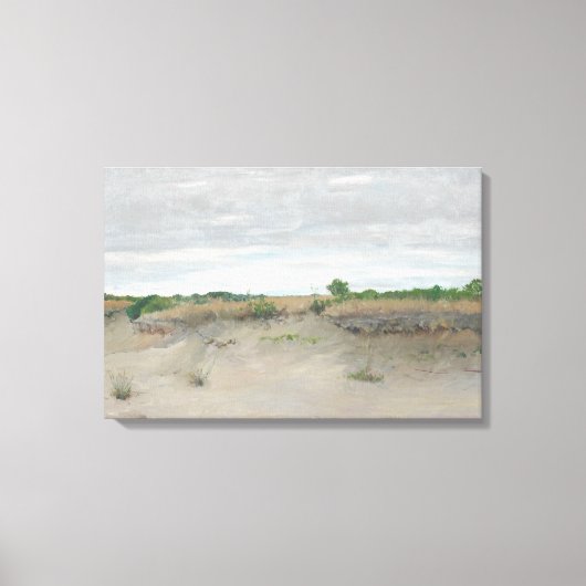 William Merritt Chase - Wind-Swept Sands Canvas Afdruk (Voorkant)