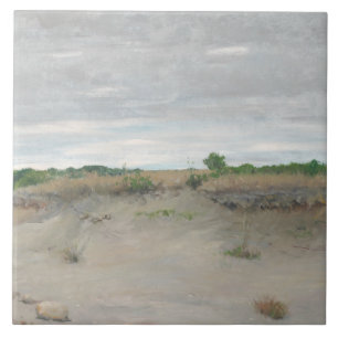 William Merritt Chase - Wind-Swept Sands Tegeltje