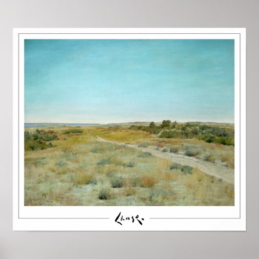 William Merritt Chase Zedign Art Poster #1 (Voorkant)