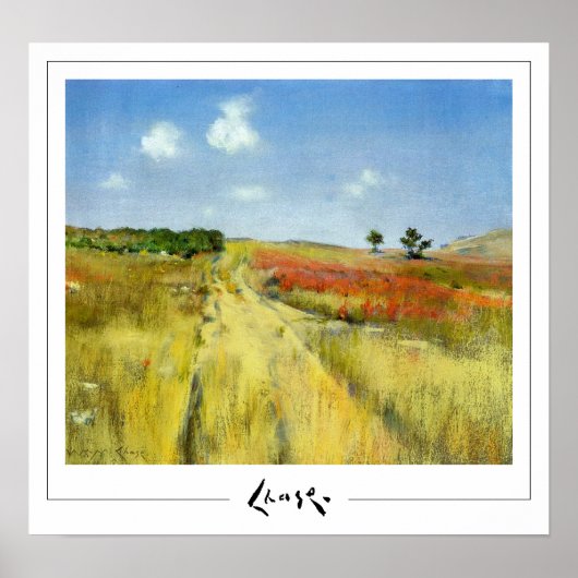 William Merritt Chase Zedign Art Poster #222 (Voorkant)