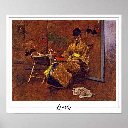 William Merritt Chase Zedign Art Poster #356 (Voorkant)