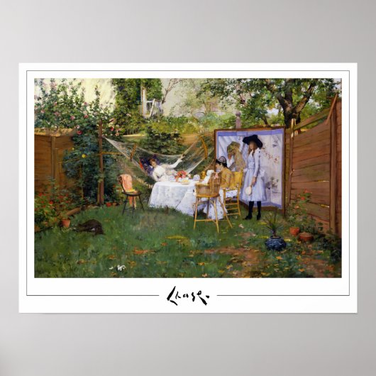 William Merritt Chase Zedign Art Poster #4 (Voorkant)