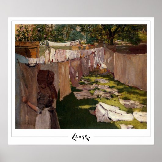 William Merritt Chase Zedign Art Poster #53 (Voorkant)