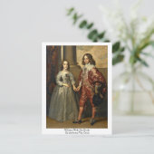 William met zijn bride van Anthony Van Dyck Briefkaart (Staand voorkant)