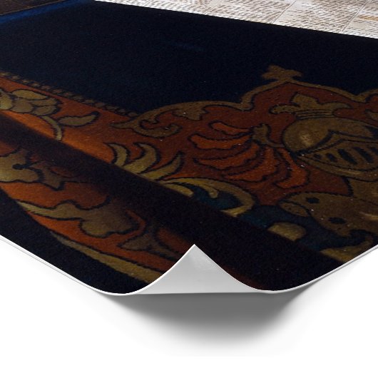 William Michael Harnett Ease Poster (Hoek)