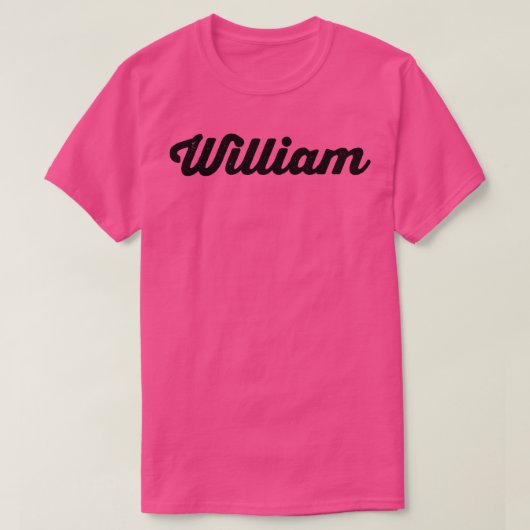 William Mijn naam is William 1 T-shirt (Design voorkant)