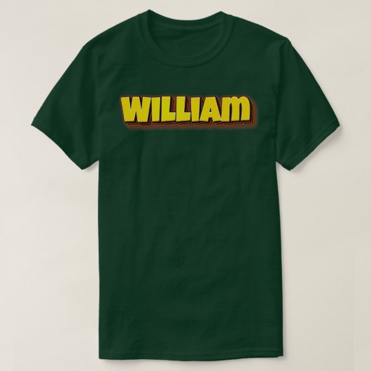 William Mijn naam is William 4 T-shirt (Design voorkant)