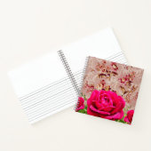 William Moris Botanisch patroon met foto-roos Notitieboek (Binnen)