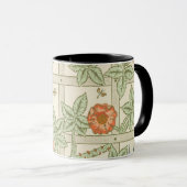 William Morris (1834-1896) Trellis beroemd patroon Mok (Voorkant rechts)