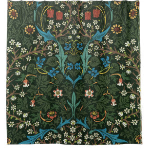 William Morris (1834-1896) Tulpenpatroon. Douchegordijn