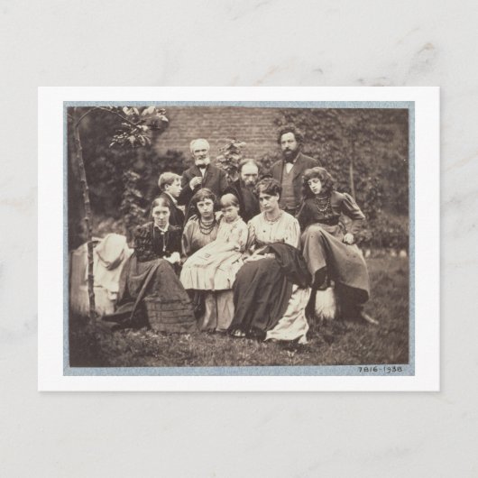 William Morris (1834-96) Sir Edward Burne-Jones (1 Briefkaart (Voorkant)