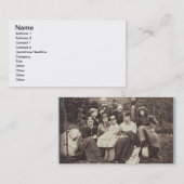 William Morris (1834-96) Sir Edward Burne-Jones (1 Visitekaartje (Voorkant / Achterkant)