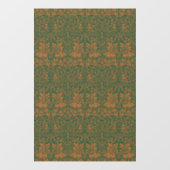 William Morris 1881 Vogels, Konijn Bloemen Patroon Raamsticker (Vel)