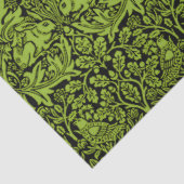 William Morris 1881 Vogels, Konijn Bloemen Patroon Tissuepapier (Detail)