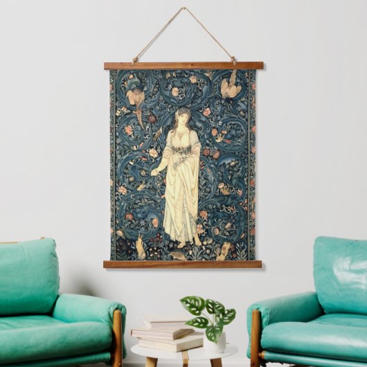 William Morris 1885 Flora Hangend Wandkleed (Woonkamer)